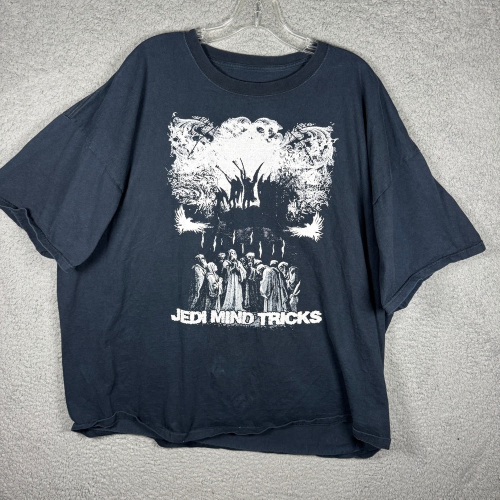 Jedi Mind Tricks Rap Graphic T-Shirt Men 3XL Black Fruit of the Loom Vintage Y2K